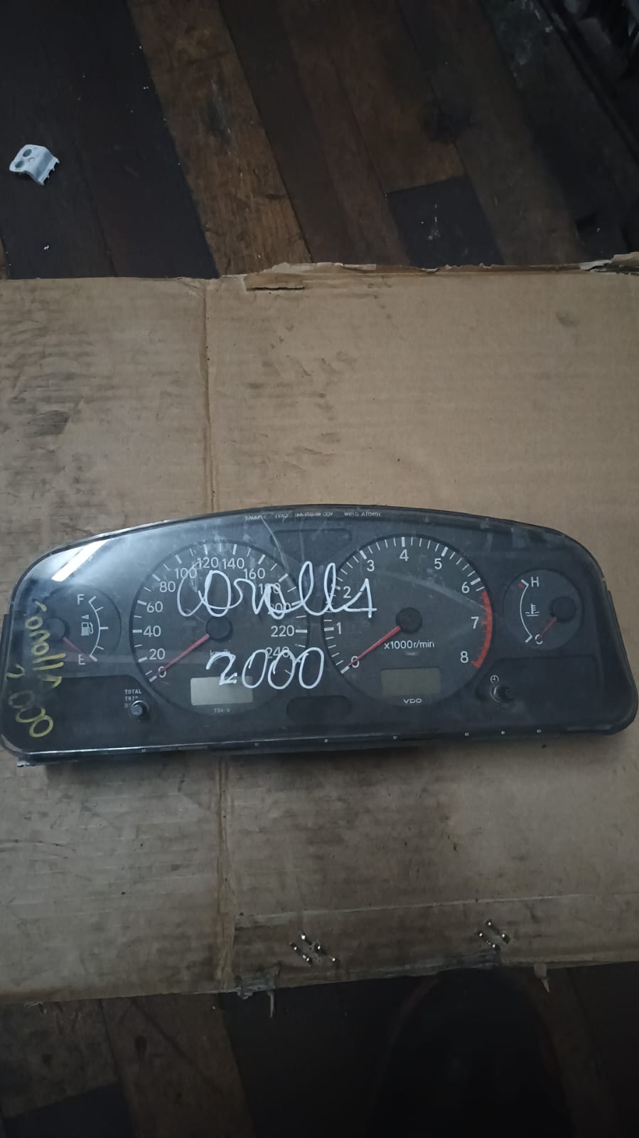 Tacometro (sinoptico) toyota corolla 2000 2001 2002 2003 2004
