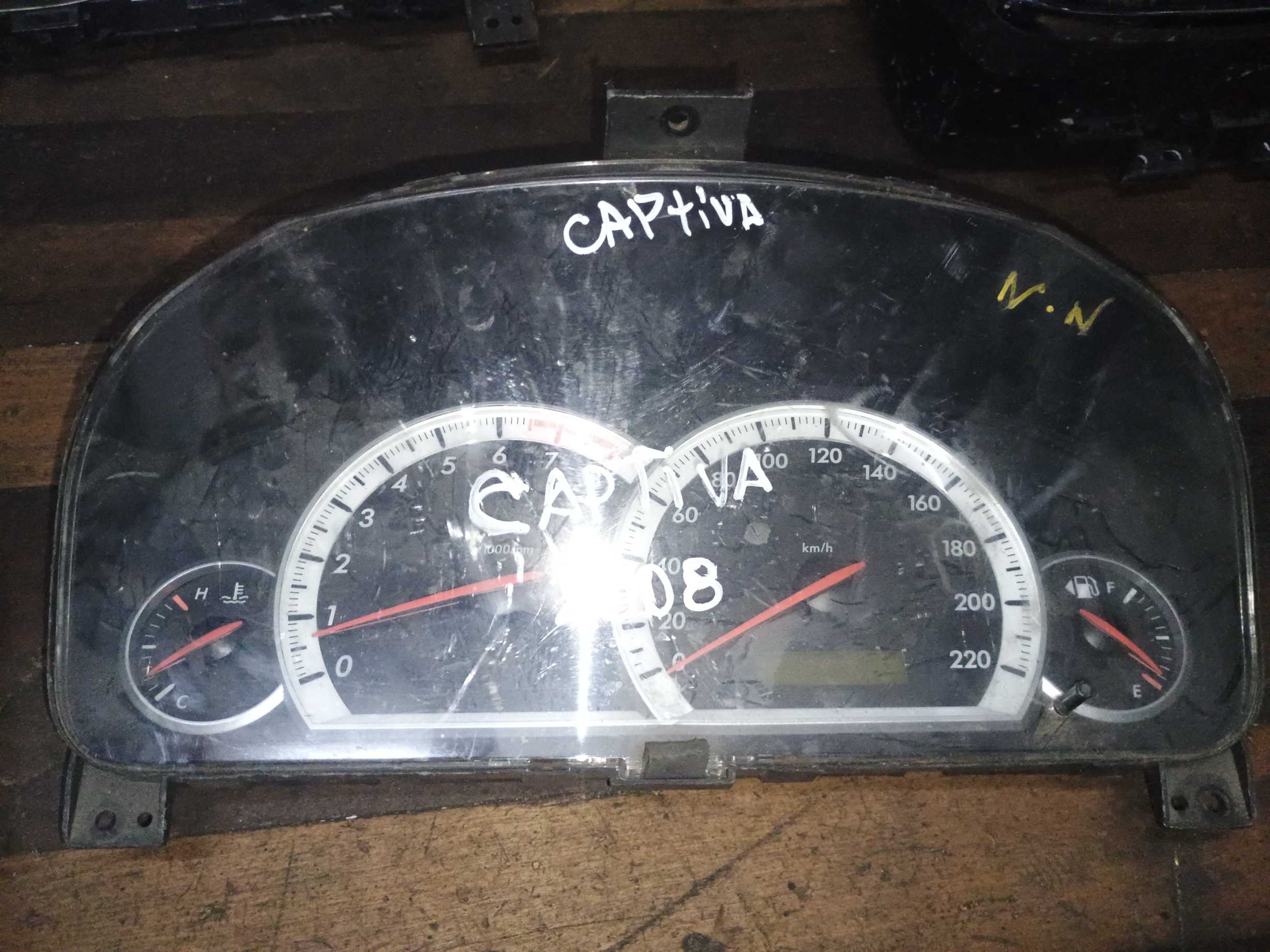 Tacometro (sinoptico) chevrolet captiva 2008 2009 2010 2011