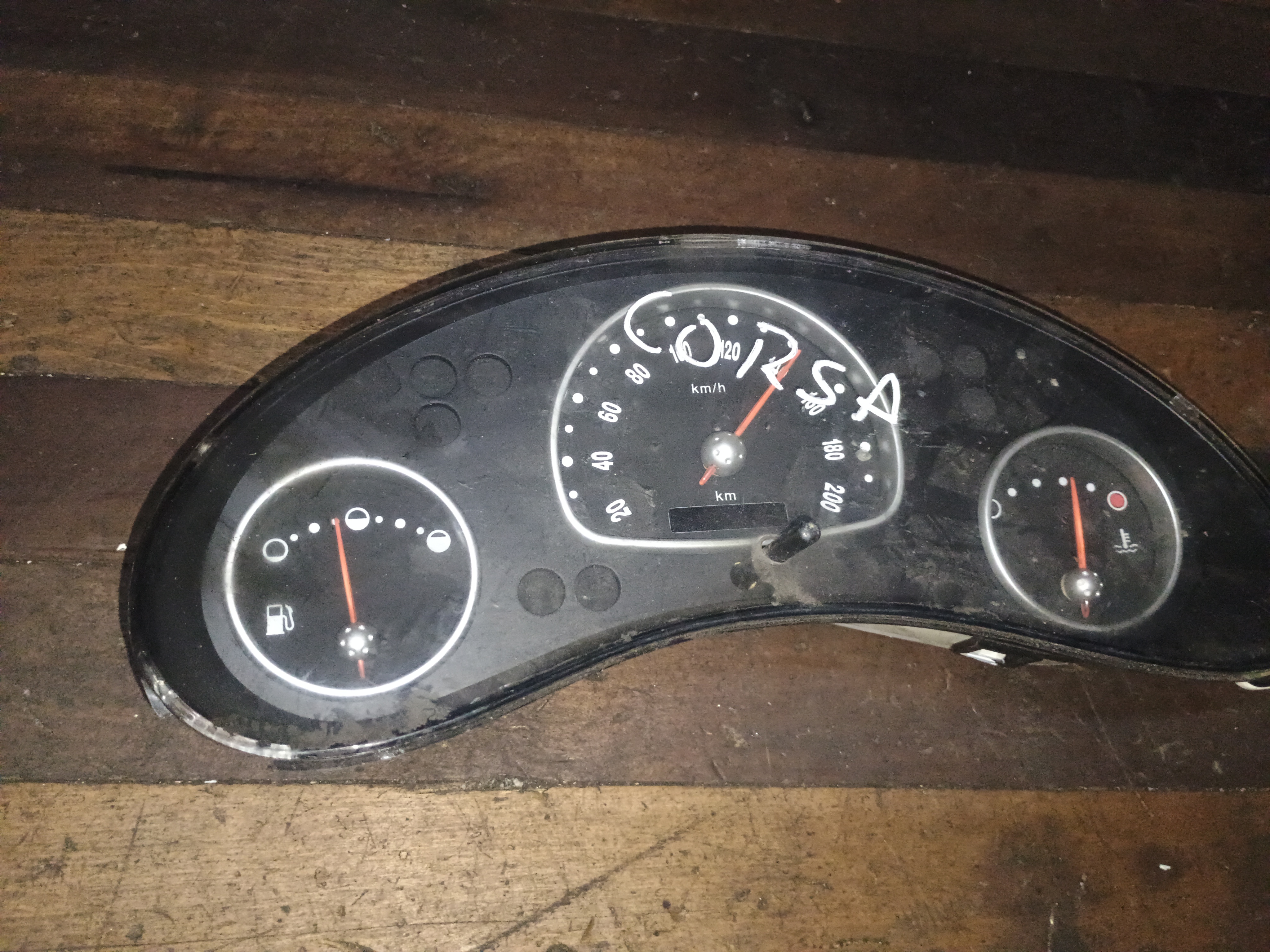 Tacometro (sinoptico) chevrolet corsa 2010 2011 2012 2013