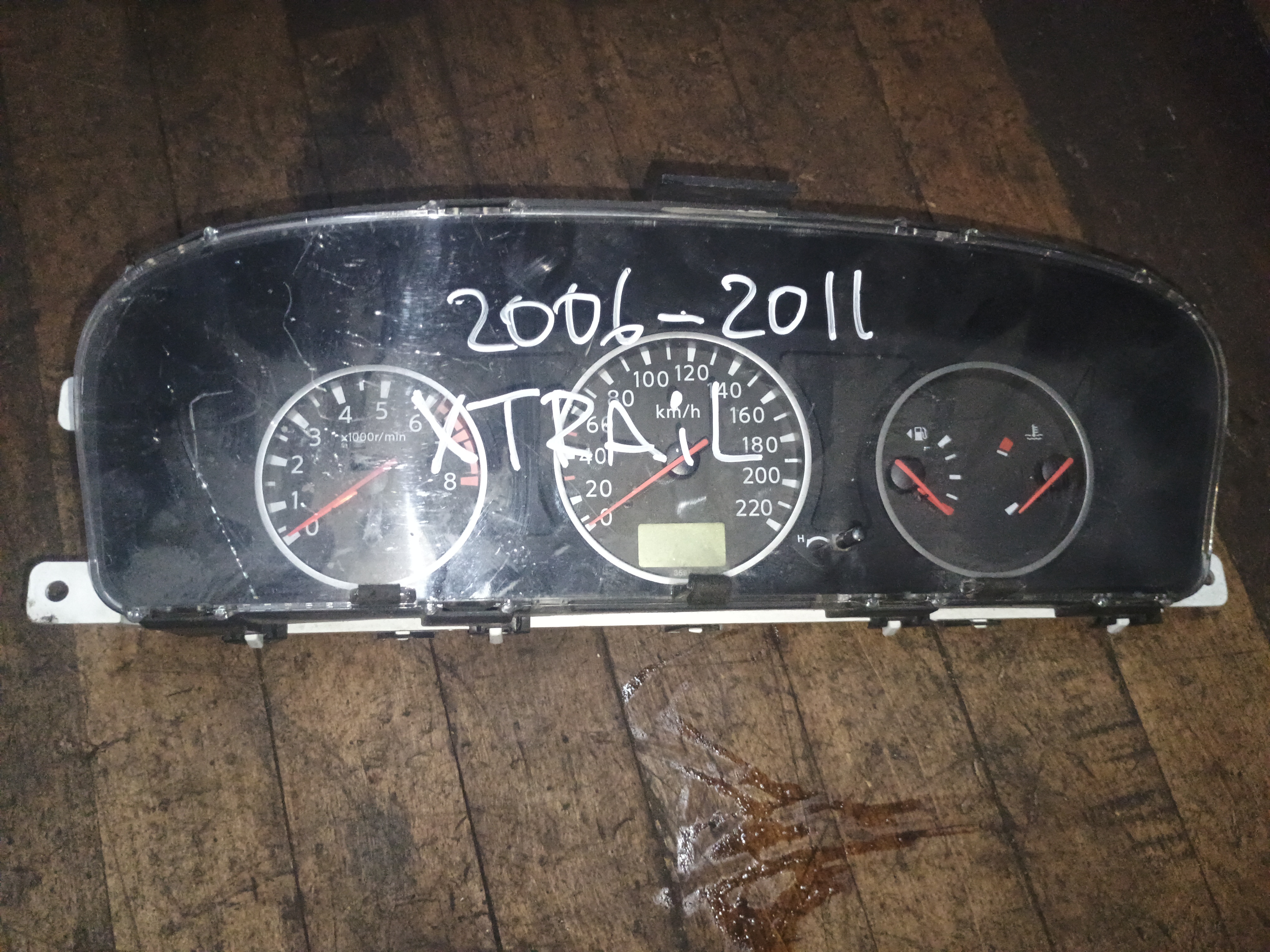 Tacometro (sinoptico) nissan x-trail 2006 2007 2008 2009 2010 2011 2012