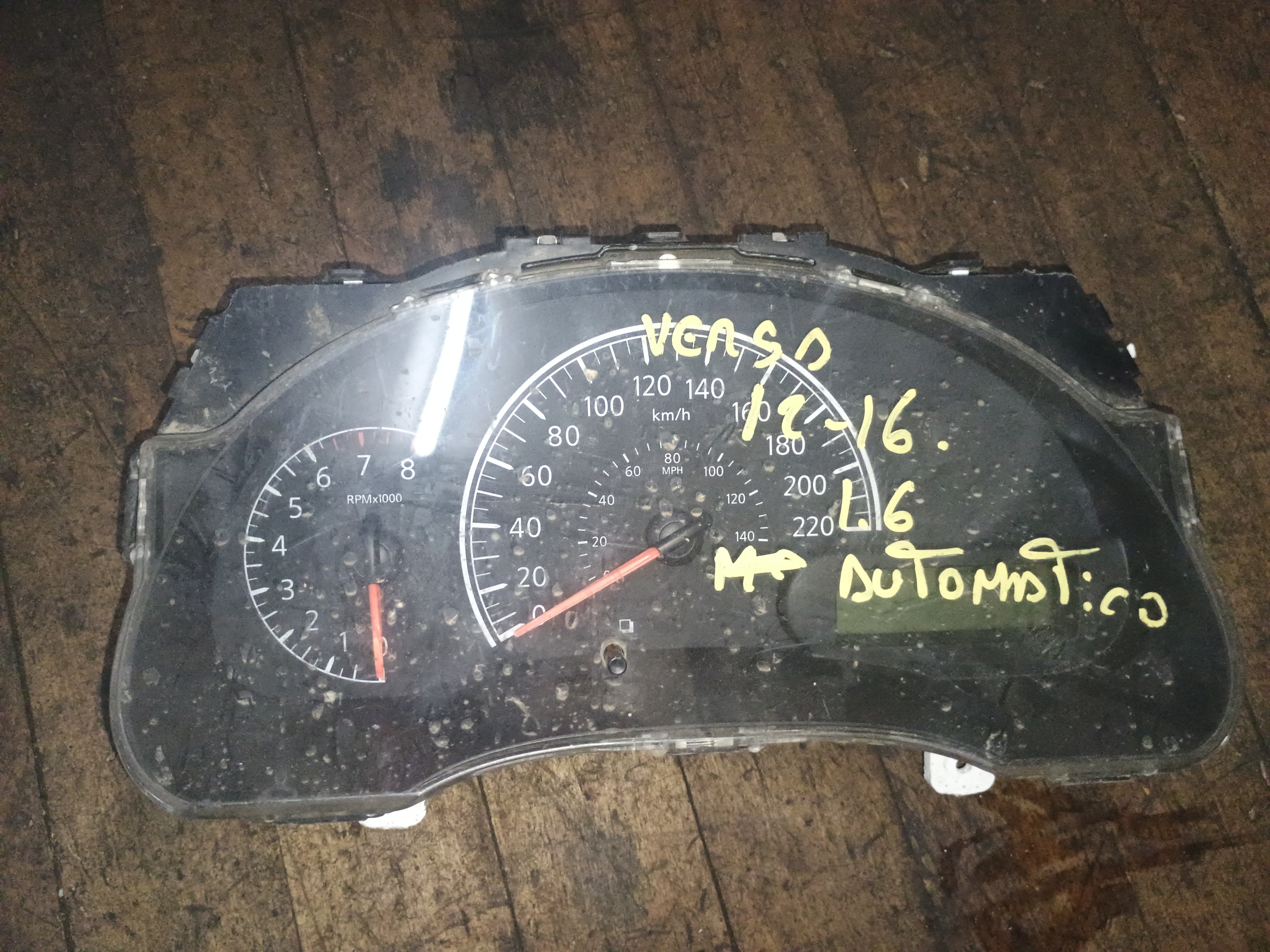 Tacometro (sinoptico) nissan versa 2012 2013 2014 2015