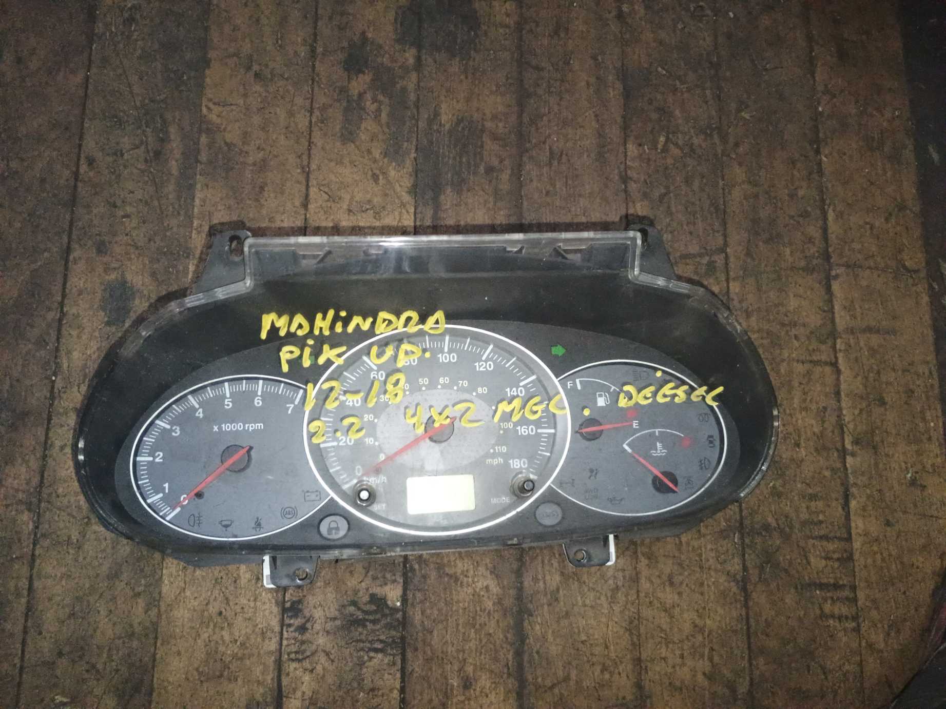 Tacometro (sinoptico) mahindra pik up 2012 2013 2014 2015 2016