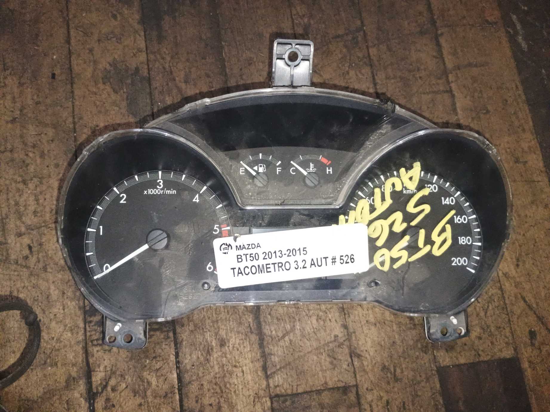 Tacometro (sinoptico) mazda bt50 2013 2014 2015
