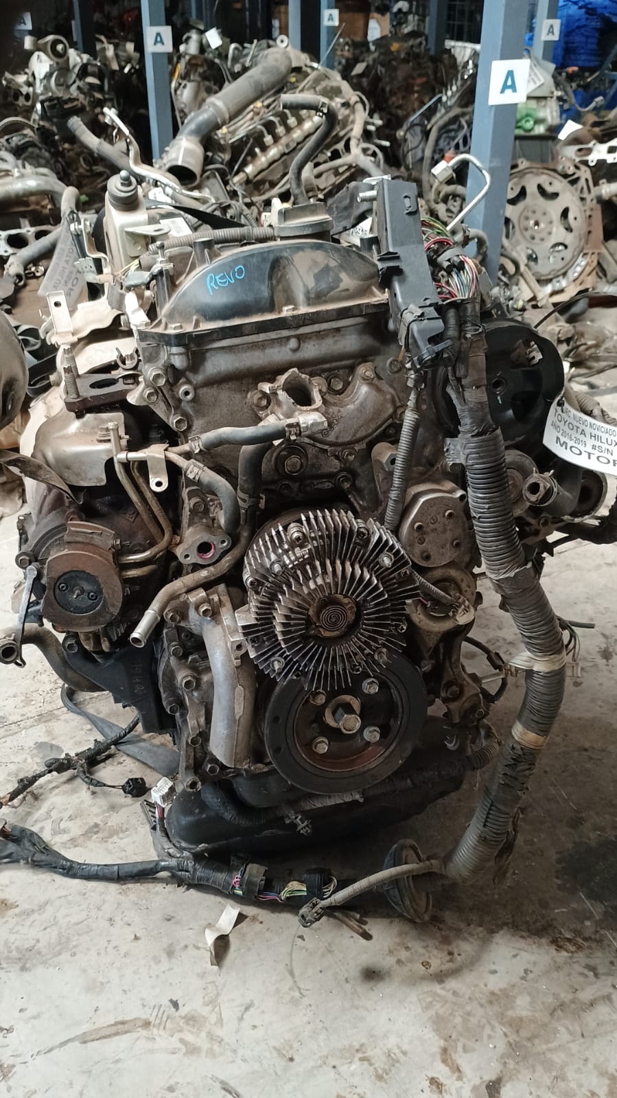 Motor diesel (block) toyota hilux 2016 2017 2018 2019 2020