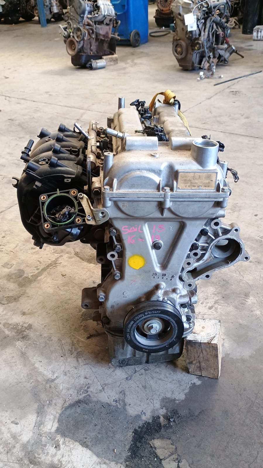 Motor bencinero (block) chevrolet sail 2016 2017 2018 2019 2020