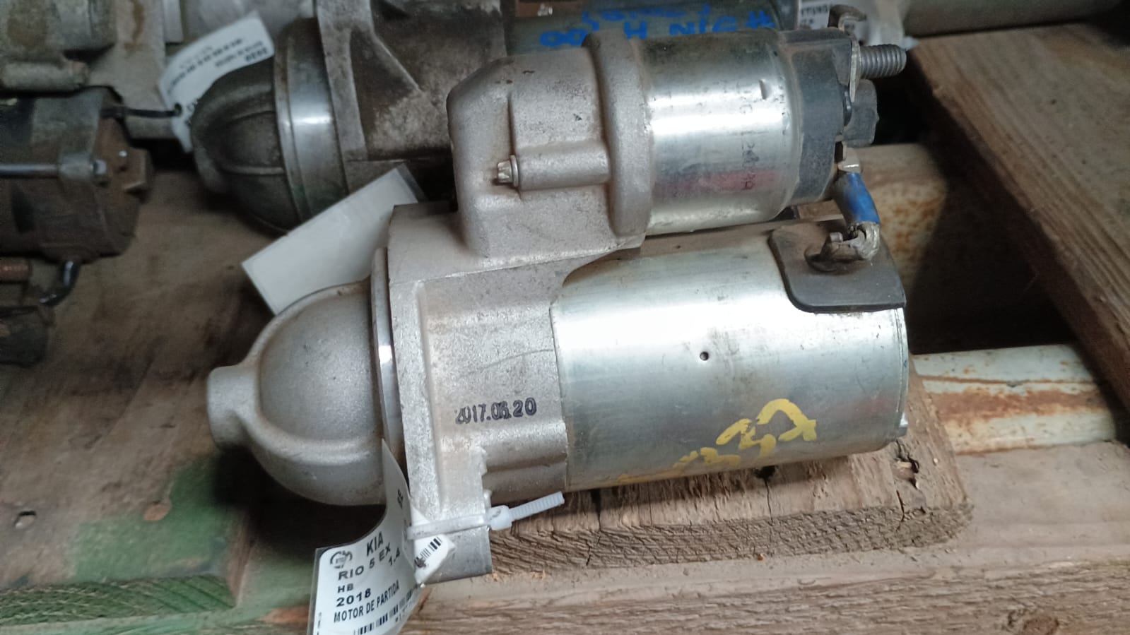 Motor de partida kia rio 5