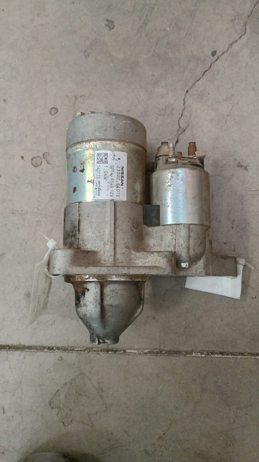 Motor de partida nissan march