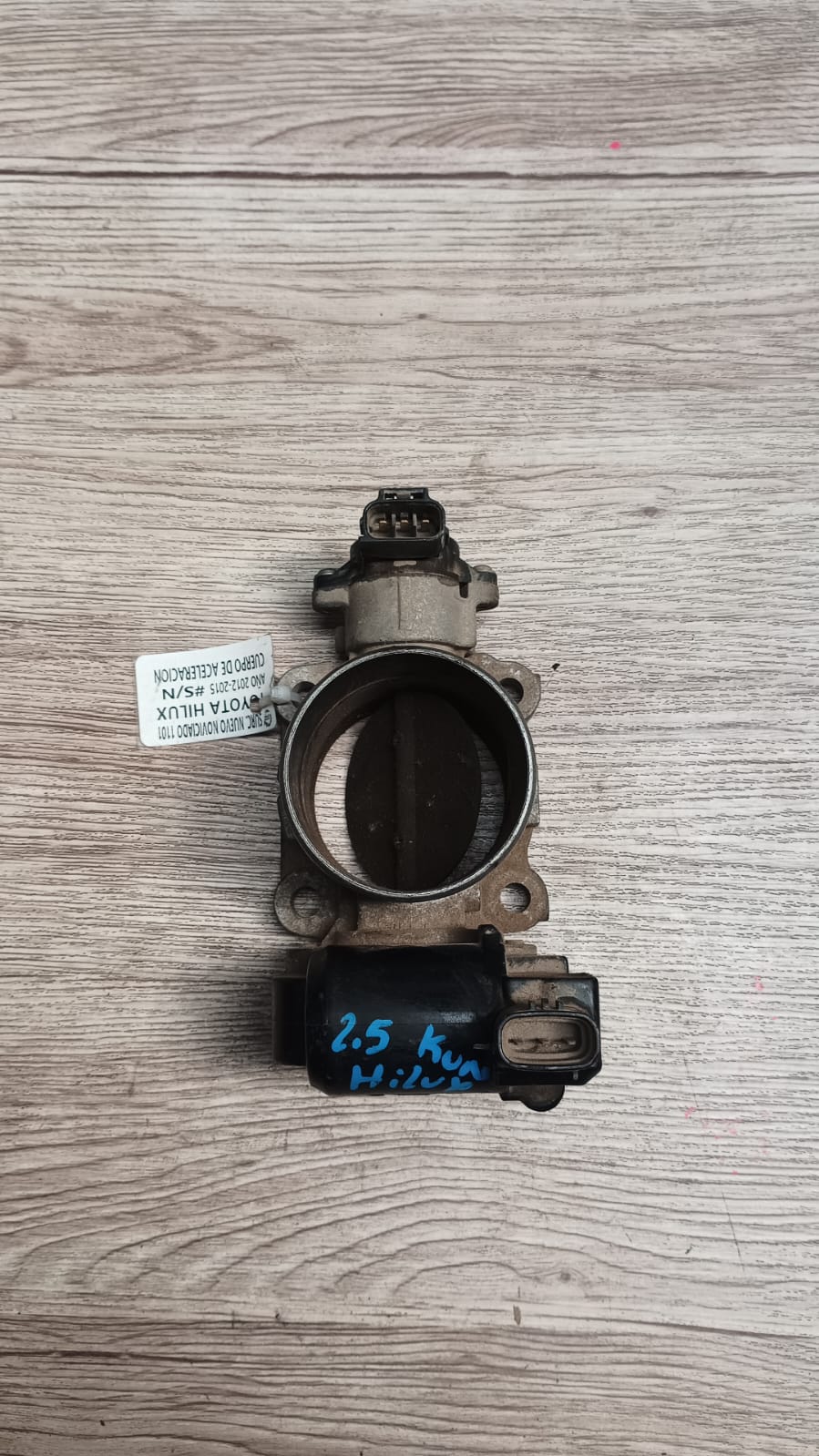 Cuerpo de aceleracion toyota hilux