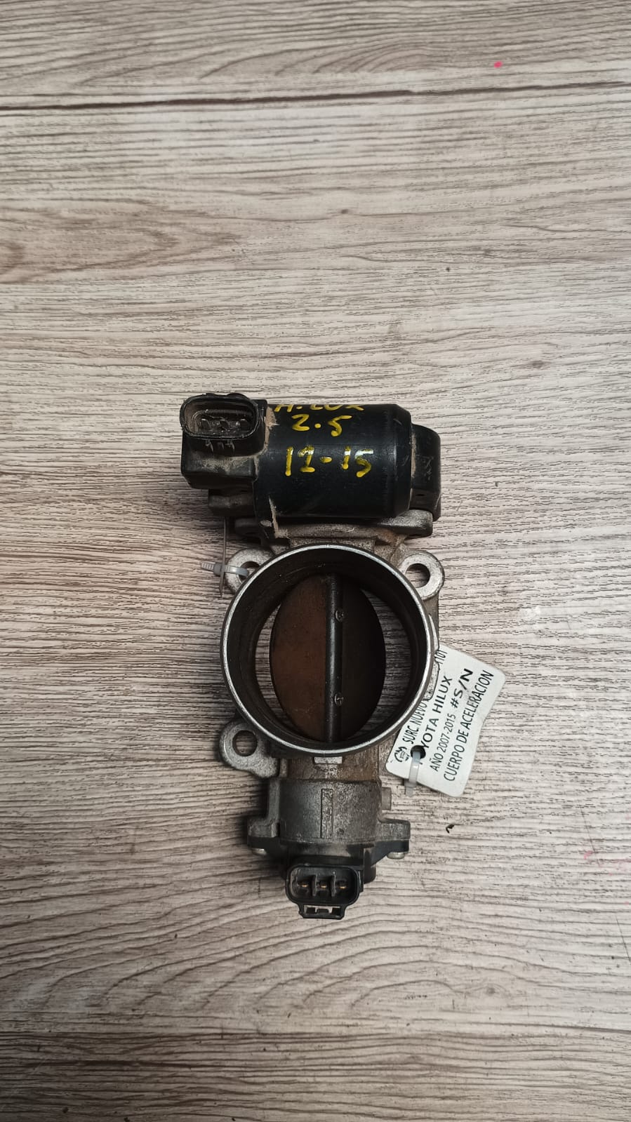 Cuerpo de aceleracion toyota hilux