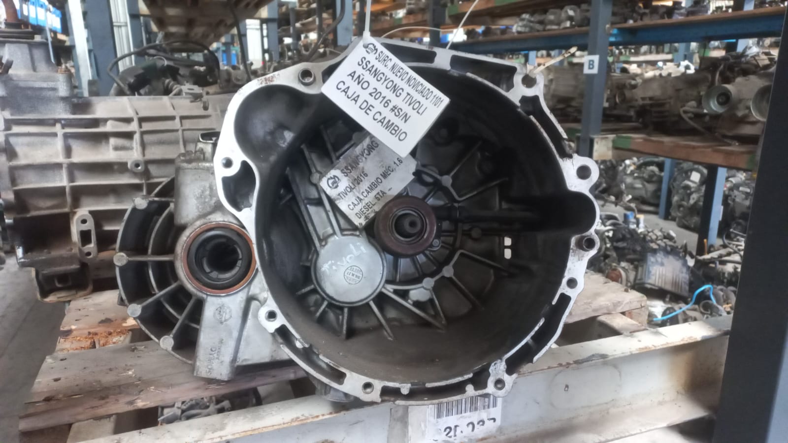 Caja de cambio mecanica ssangyong tivoli