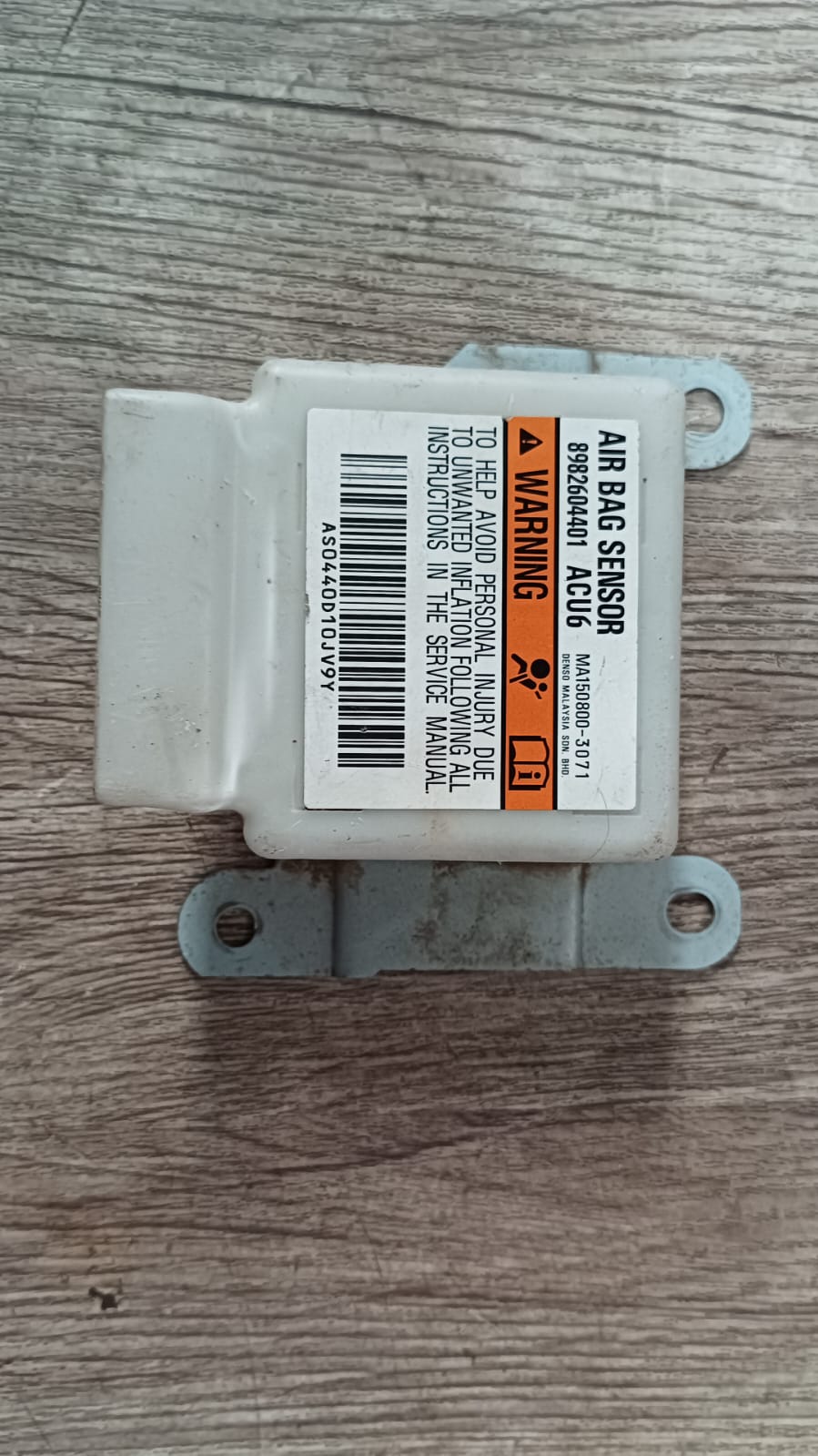 Modulo de airbag (cajetin) chevrolet dmax