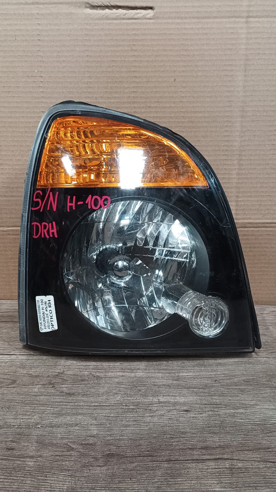 Optico derecho hyundai h100 porter