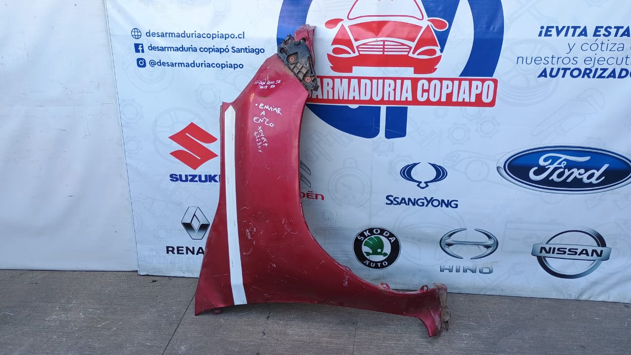 Tapabarro derecho toyota hilux