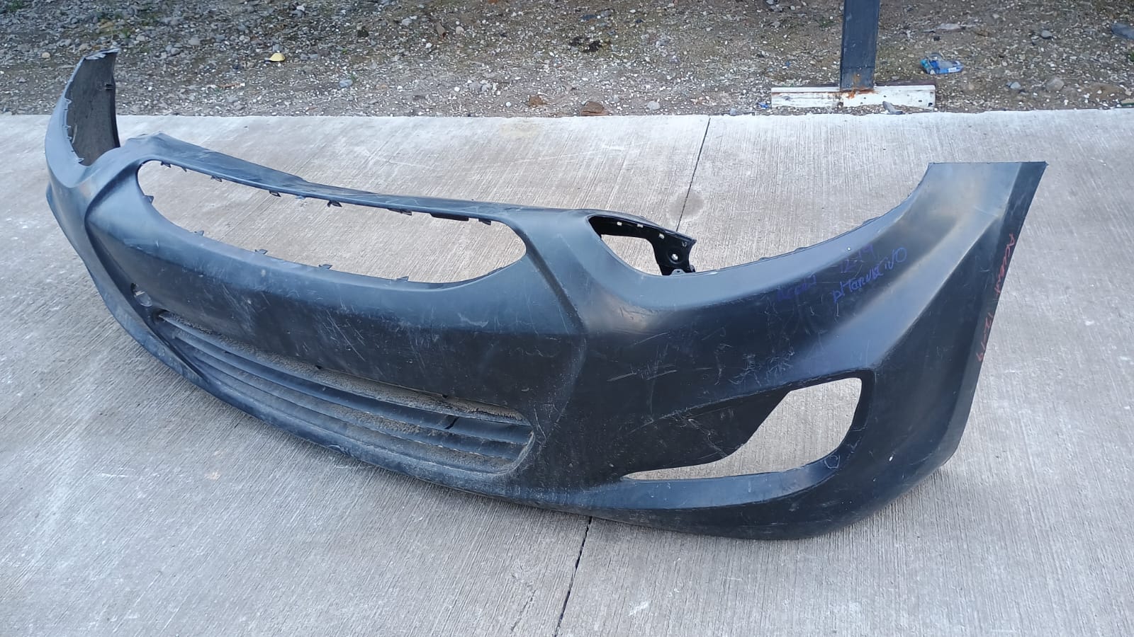 Parachoque delantero hyundai accent rb 2012 2013 2014 2015 2016 2017 2018 2019 2020
