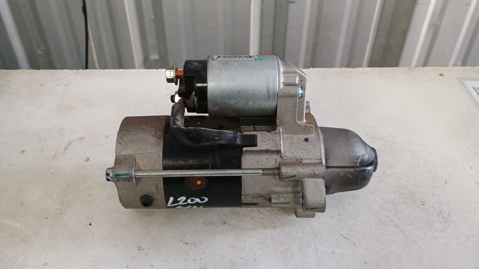Motor de partida mitsubishi l200
