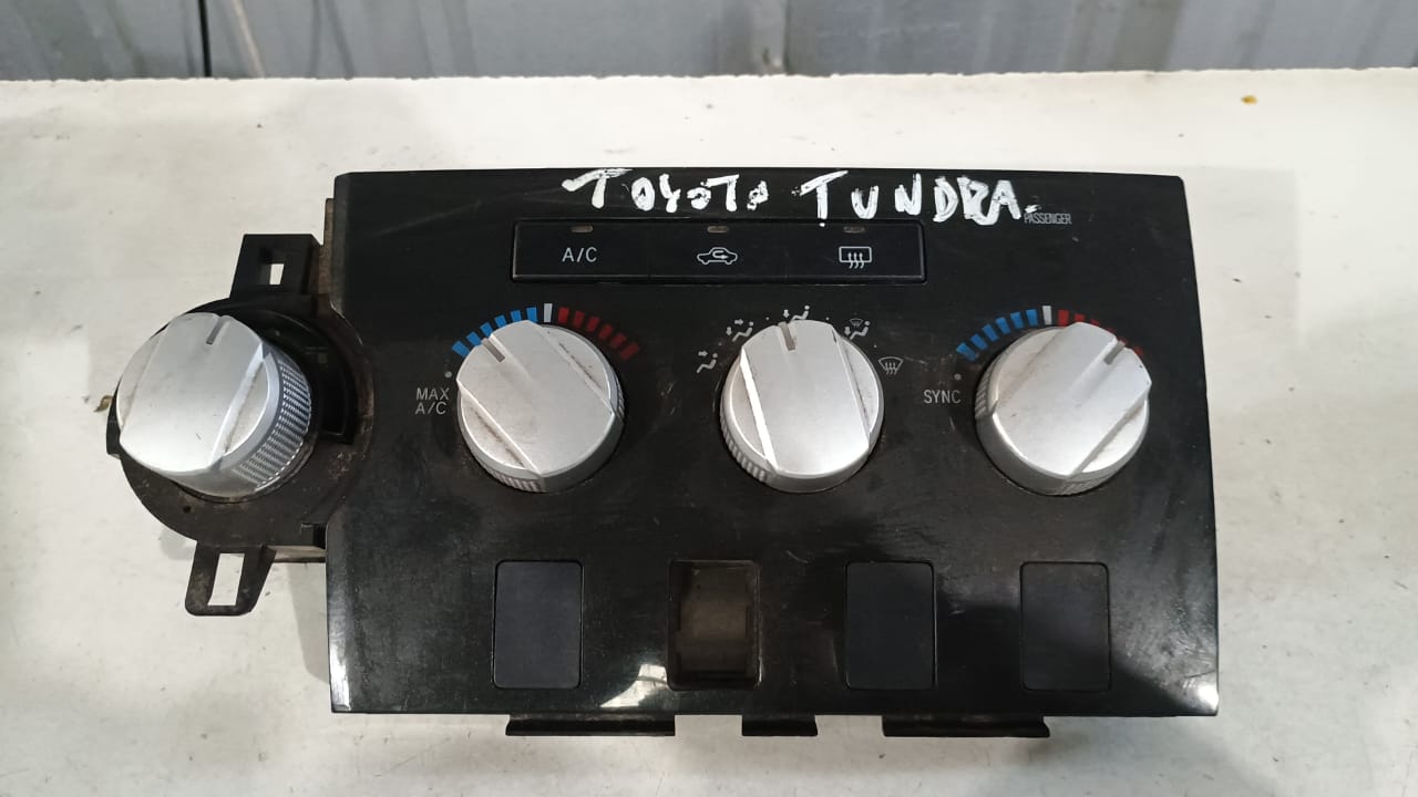 Comando de calefaccion delantero toyota tundra