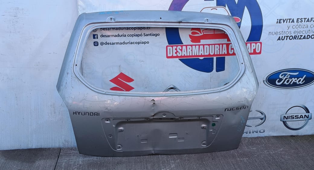 Tapa maleta / portalon hyundai tucson 2005 2006 2007 2008 2009 2010