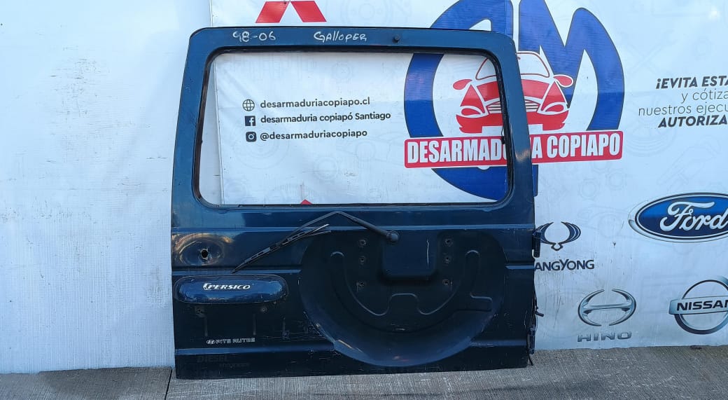 Tapa maleta / portalon hyundai galloper 1998 1999 2000 2001 2002 2003 2004 2005