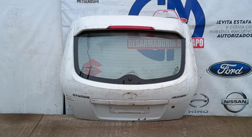 Tapa maleta / portalon hyundai accent 2006 2007 2008 2009 2010 2011