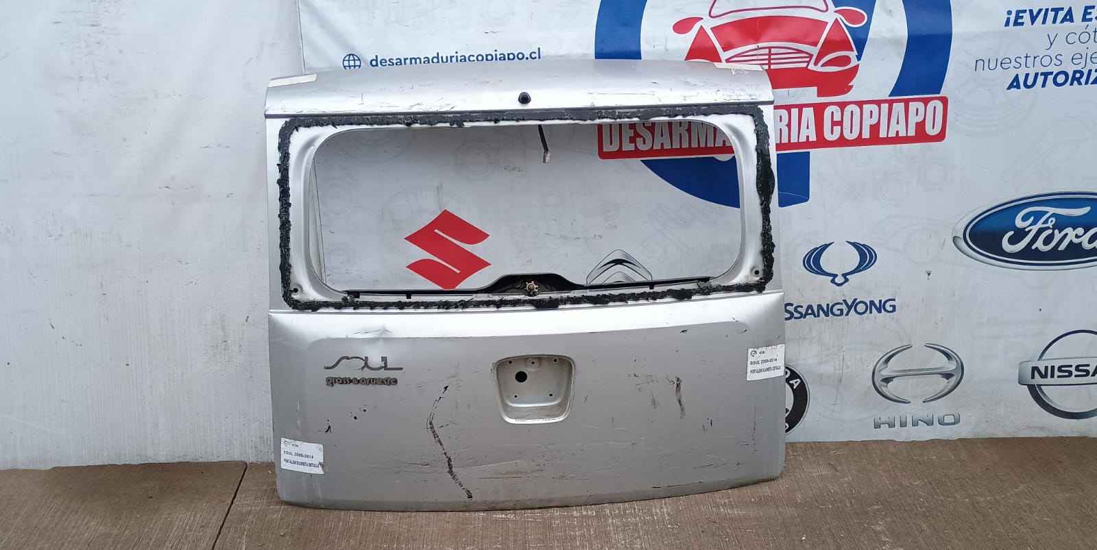 Tapa maleta / portalon kia soul 2009 2010 2011 2012 2013 2014