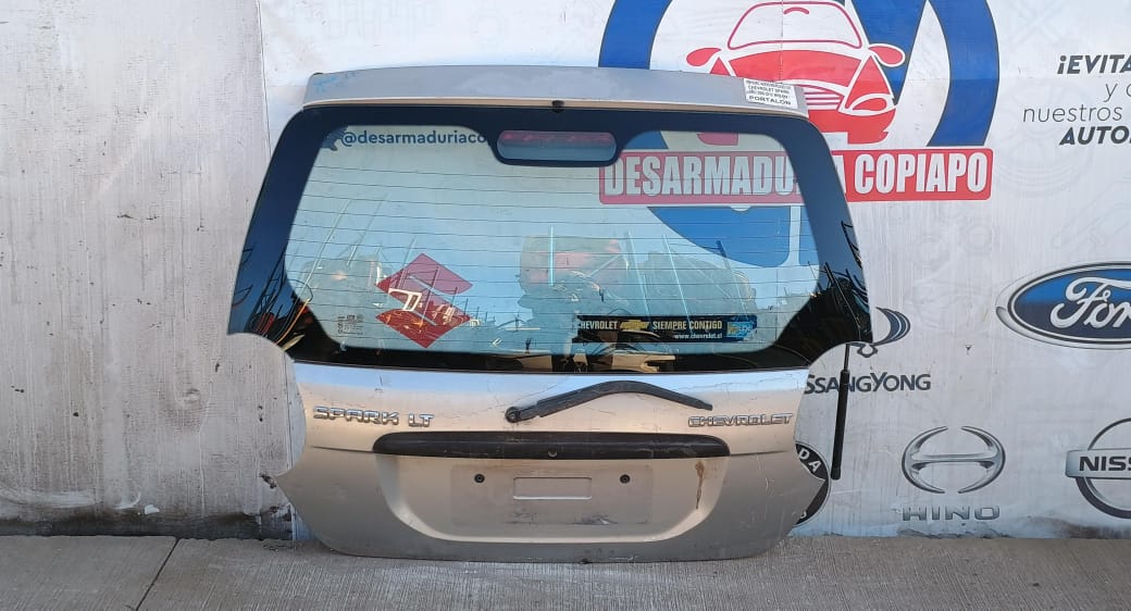 Tapa maleta / portalon chevrolet spark lt 2006 2007 2008 2009 2010 2011 2012 2013 2014 2015 2016