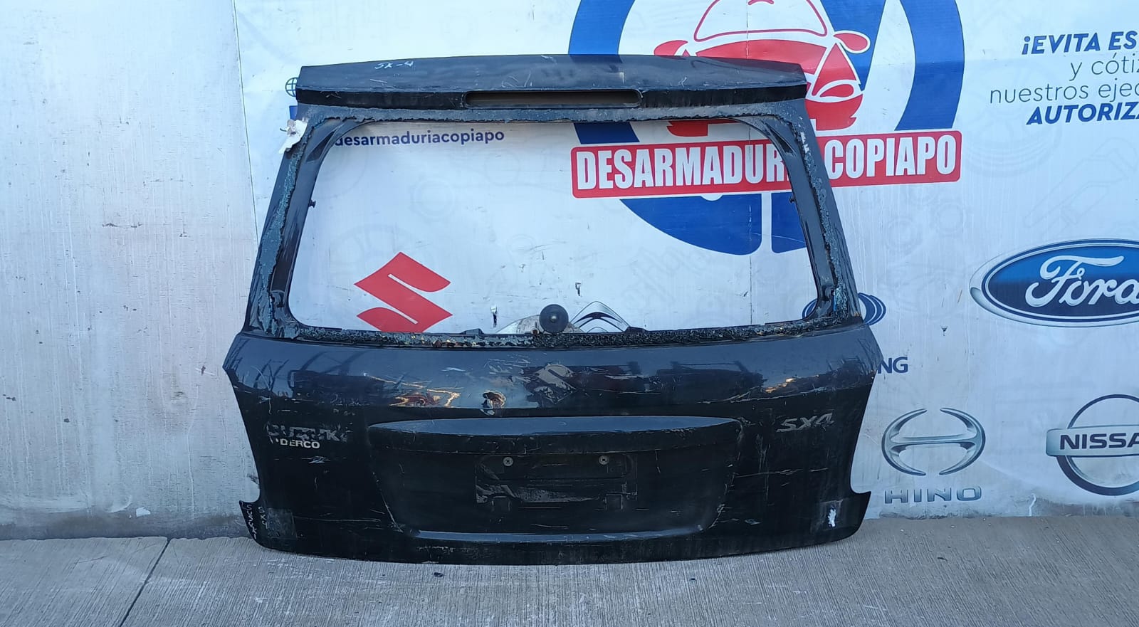 Tapa maleta / portalon suzuki sx4 2007 2008 2009 2010 2011 2012 2013 2014