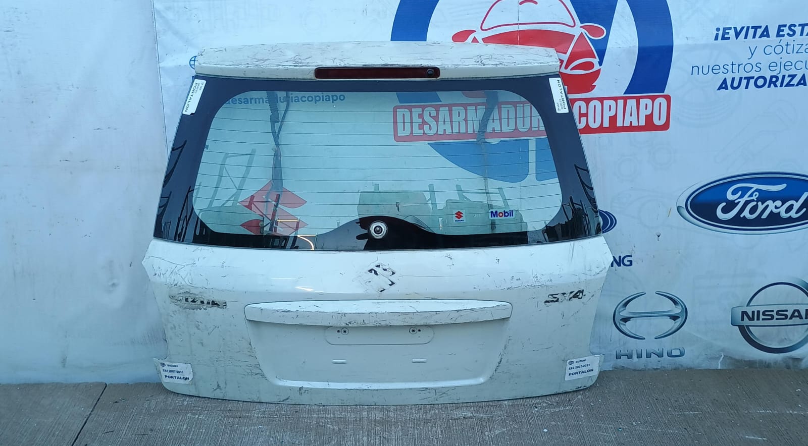 Tapa maleta / portalon suzuki sx4 2007 2008 2009 2010 2011 2012 2013 2014
