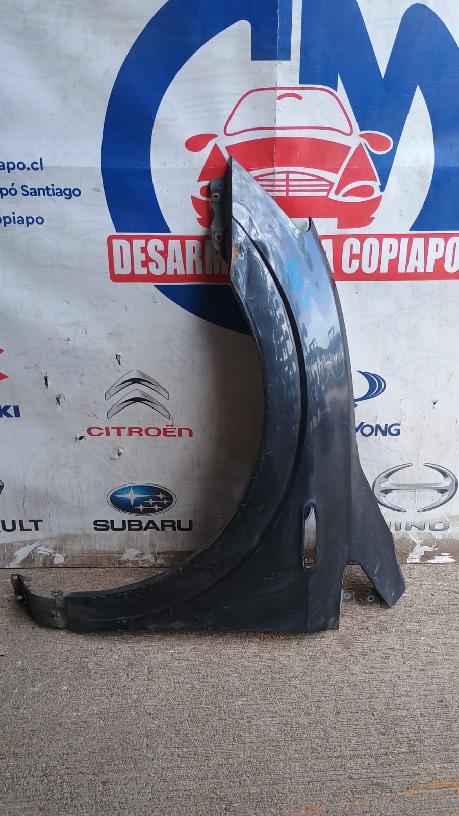 Tapabarro izquierdo ssangyong actyon 2007 2008 2009 2010 2011 2012