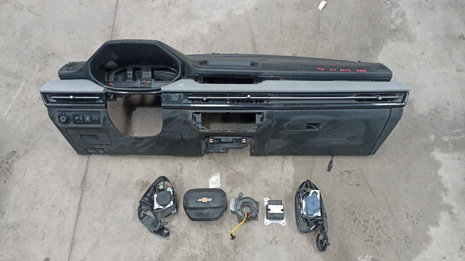 Kit airbag (cinturones, cinta, modulo y airbag) chevrolet sail