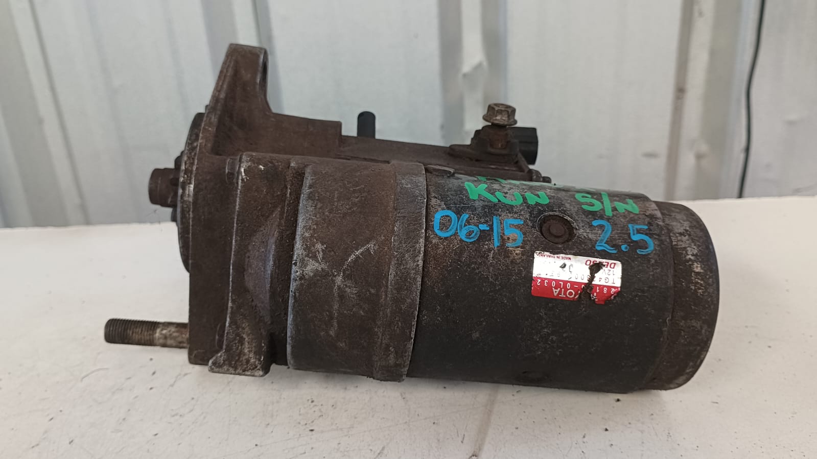 Motor de partida toyota hilux 2006 2007 2008 2009 2010 2011 2012 2013 2014 2015