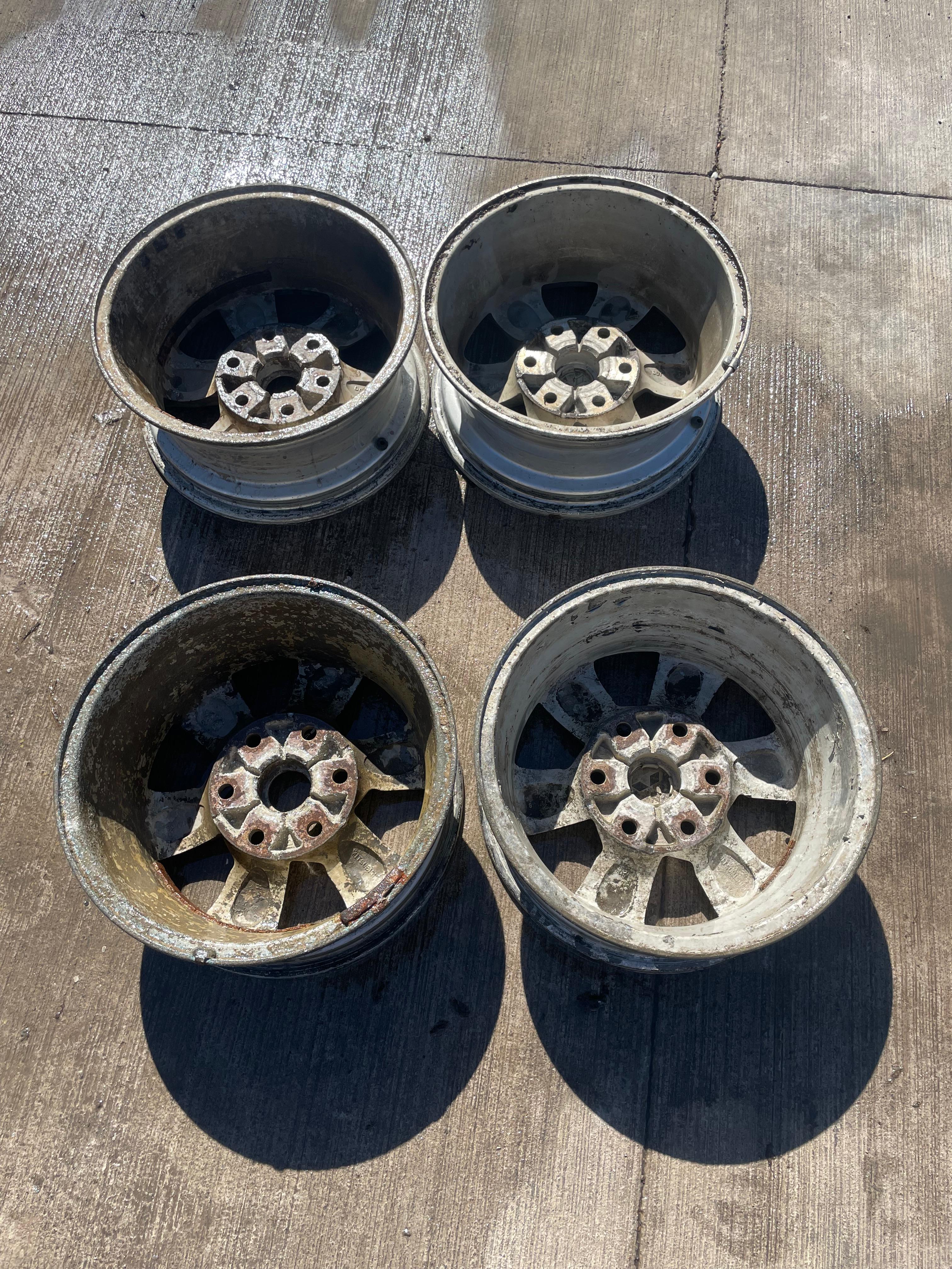 Juego de llantas sin neumaticos mitsubishi l200 2019 2020 2021 2022 2023 2024