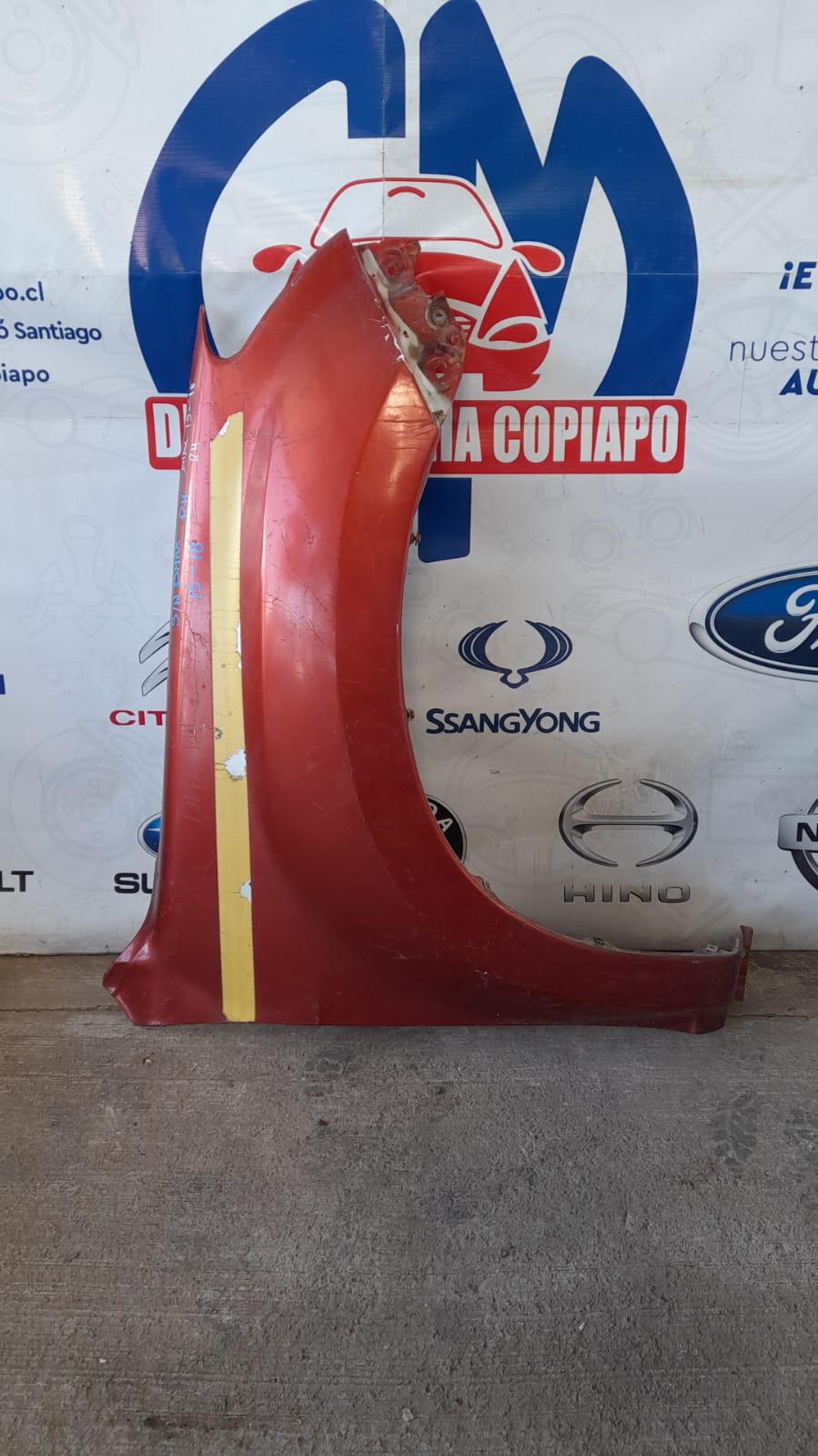 Tapabarro derecho chevrolet dmax 2015 2016 2017 2018