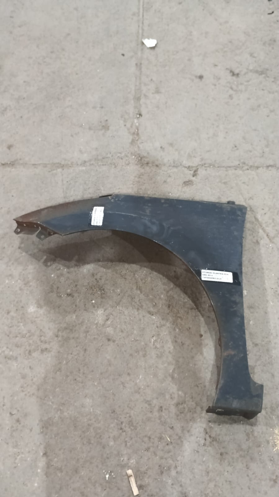 Tapabarro izquierdo hyundai elantra 2014 2015 2016 2017
