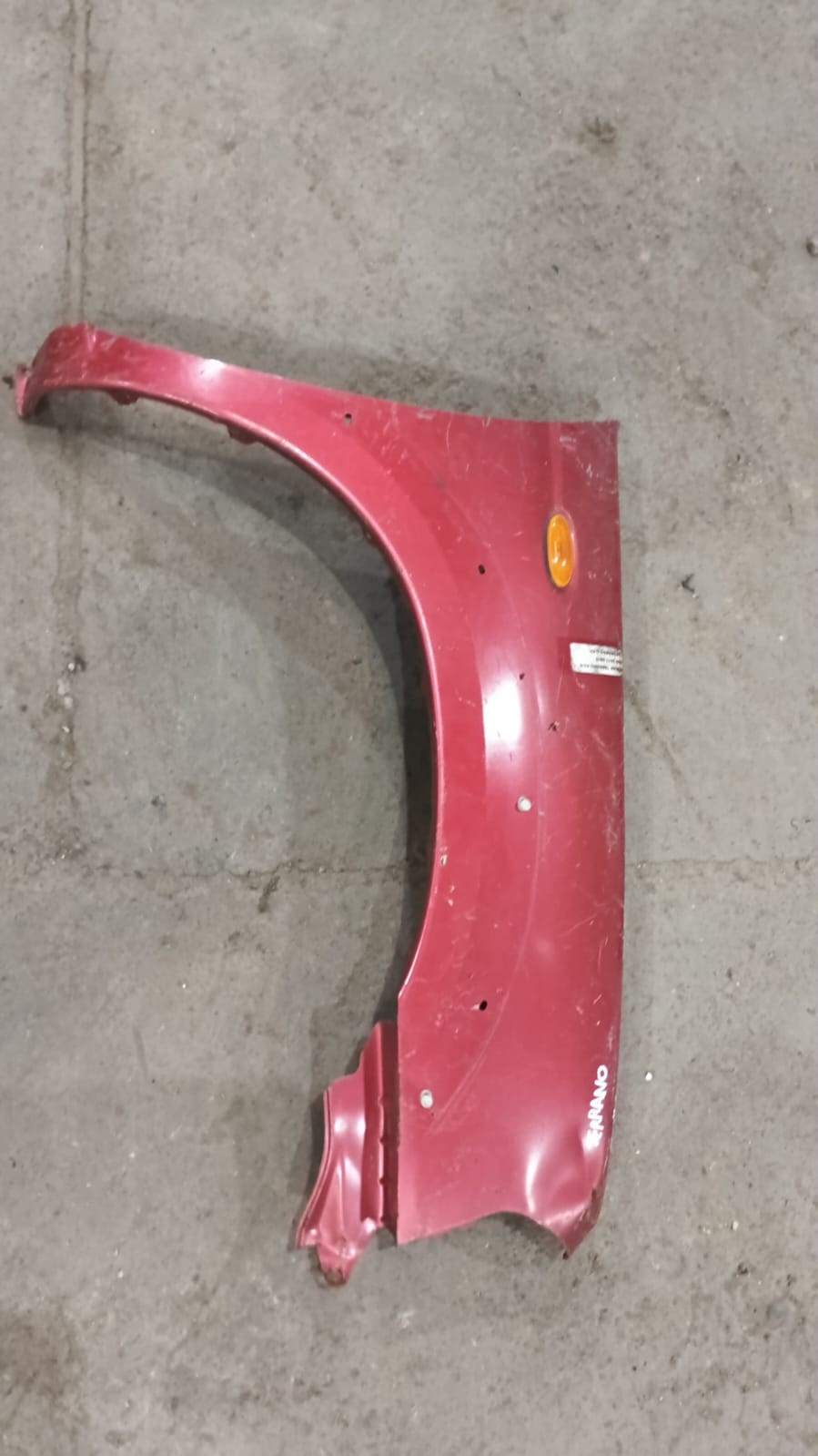 Tapabarro derecho nissan terrano 2011 2012 2013 2014 2015