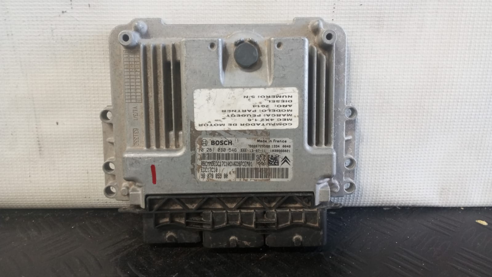 Computador de motor (ecu) peugeot partner 2013 2014 2015 2016 2017 2018 2019