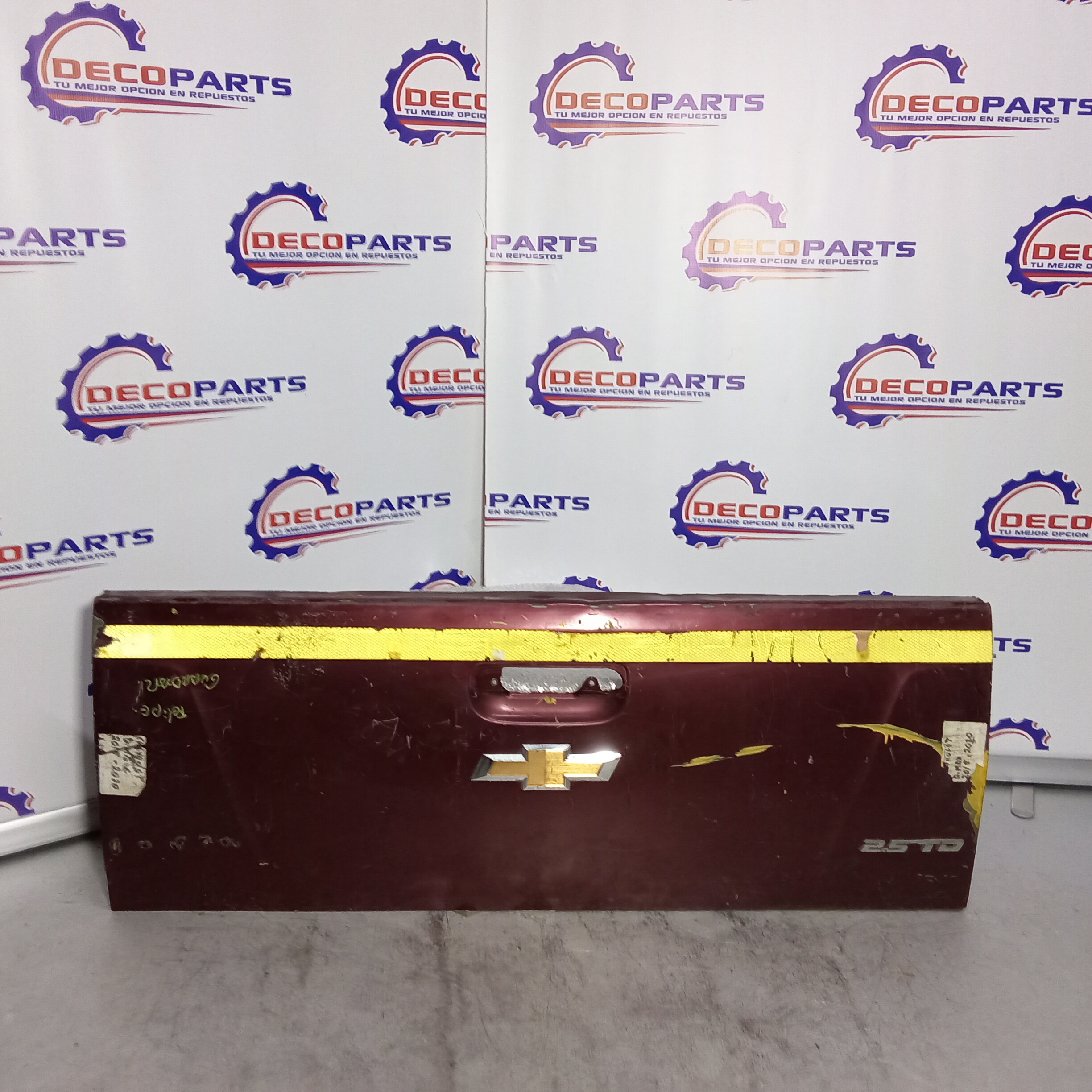 Tapa maleta / portalon chevrolet dmax 2015 2016 2017 2018 2019 2020