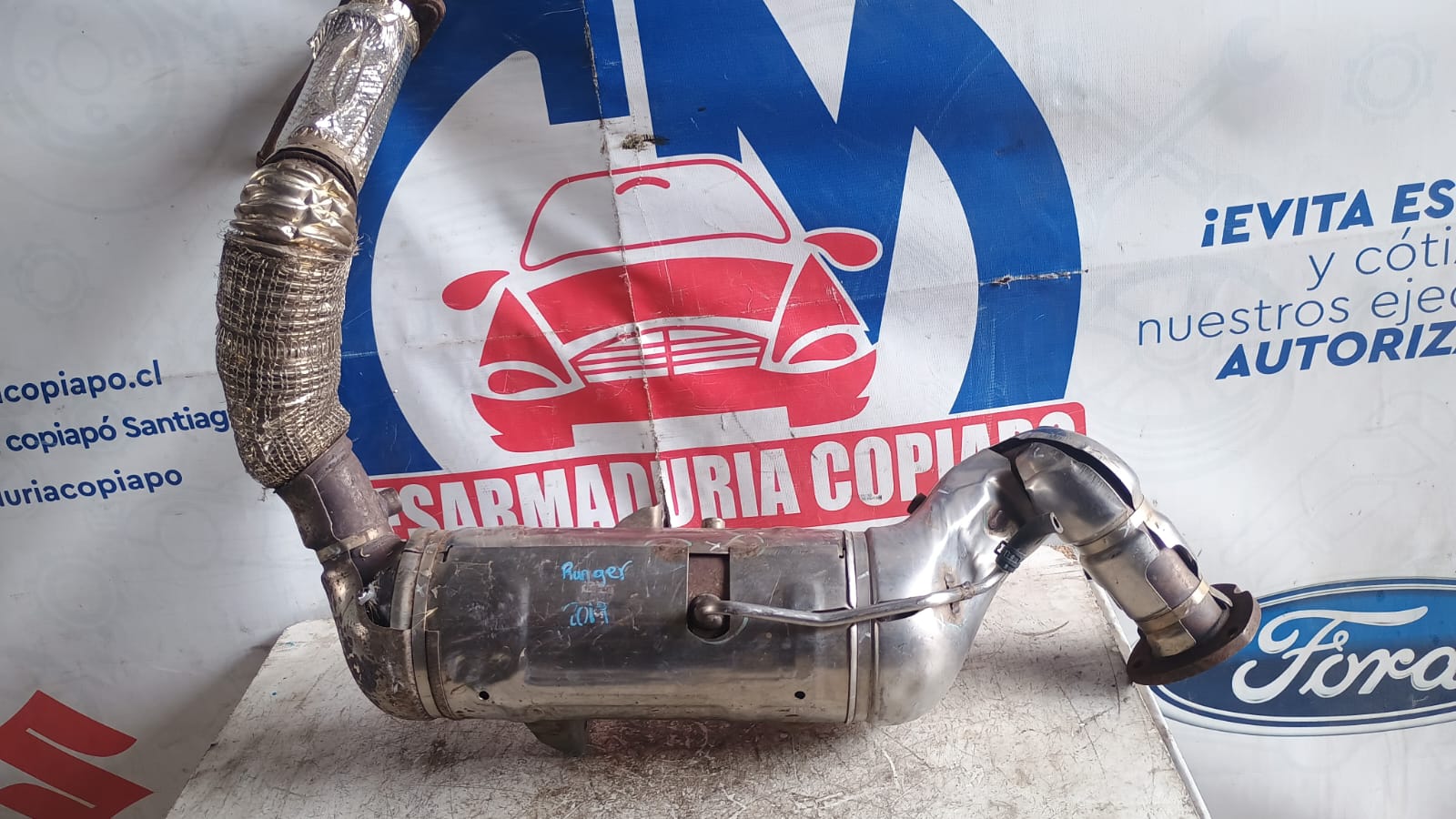 Filtro de particulas( dpf) ford ranger