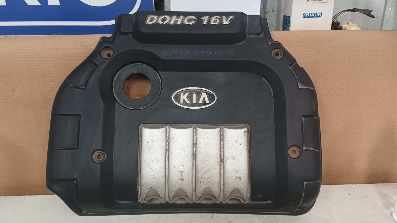 Tapa cubre motor kia optima 2003 2004 2005