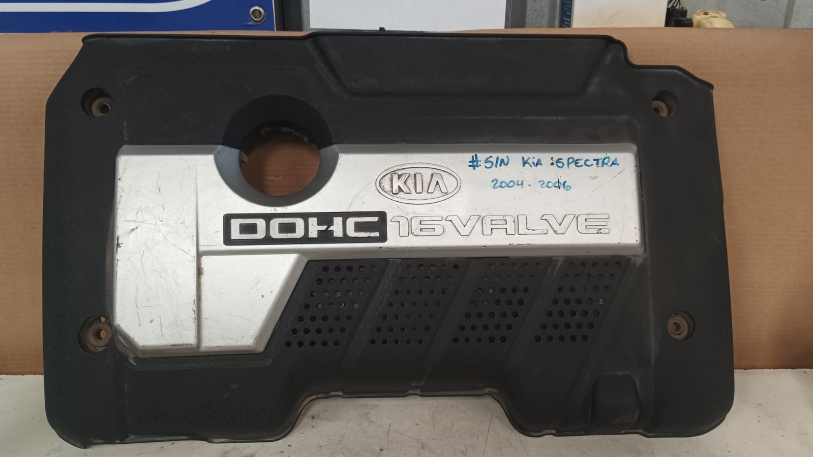 Tapa cubre motor kia cerato 2004 2005 2006