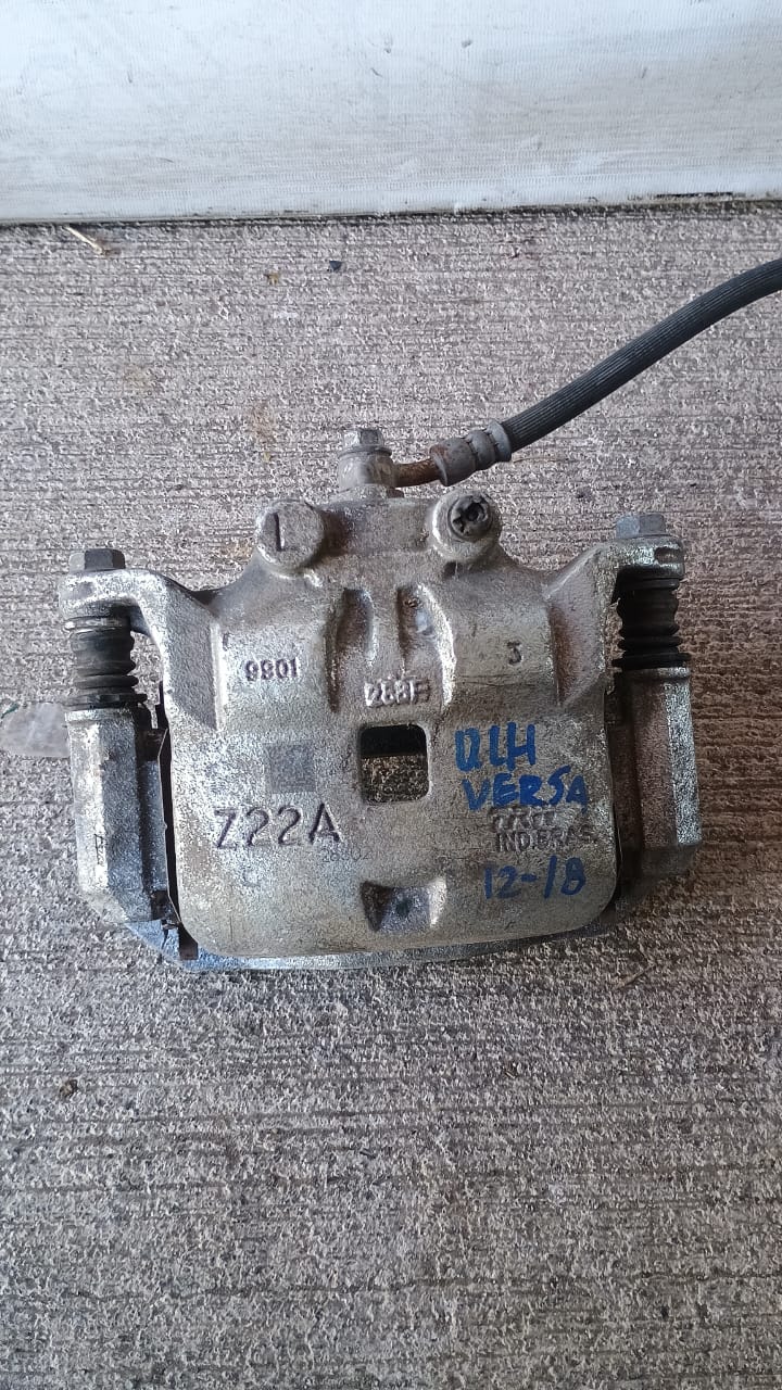 Caliper delantero izquierdo nissan versa 2012 2013 2014 2015 2016 2017 2018