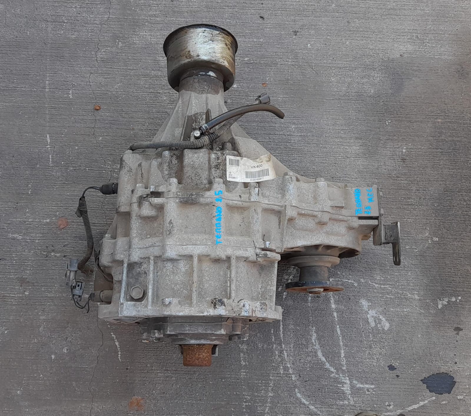Caja transferencia 4x4 (transfer) nissan terrano 2002 2003 2004 2005 2006 2007 2008 2009 2010 2011 2012 2013 2014