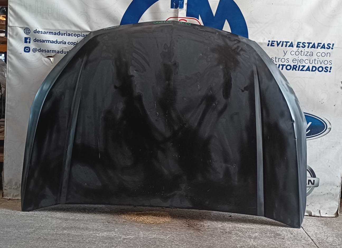 Capot chevrolet colorado 2019 2020 2021 2022 2023 2024