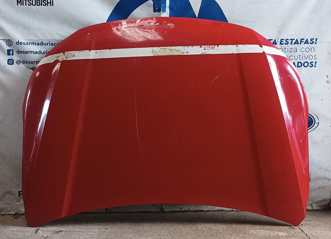 Capot mitsubishi l200 2020 2021 2022 2023 2024