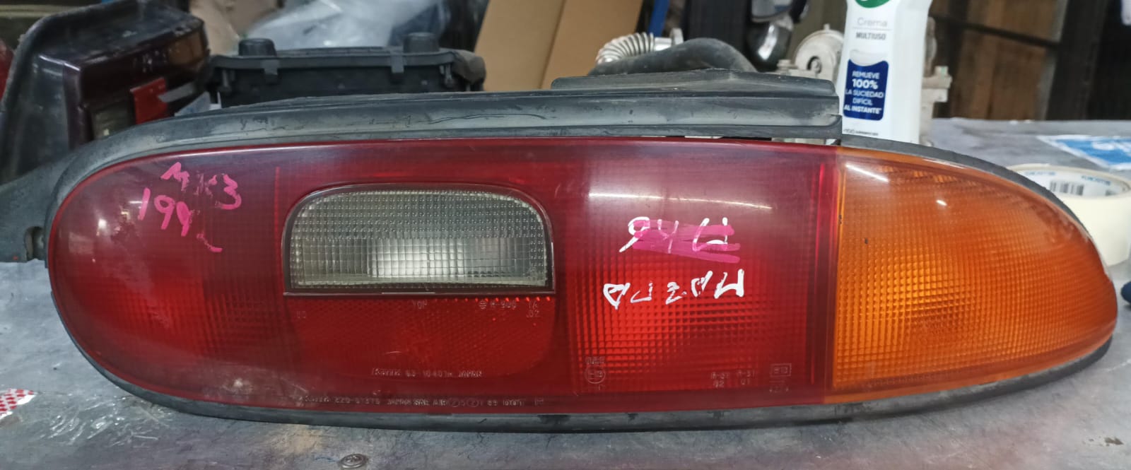 Foco tapabarro derecho mazda mx3 1992 1993 1994 1995 1996