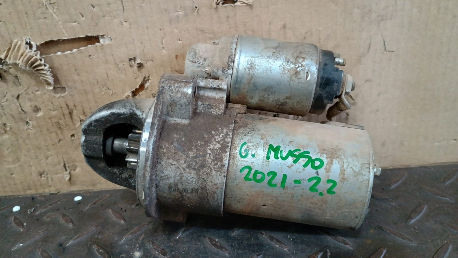Motor de partida ssangyong grand musso