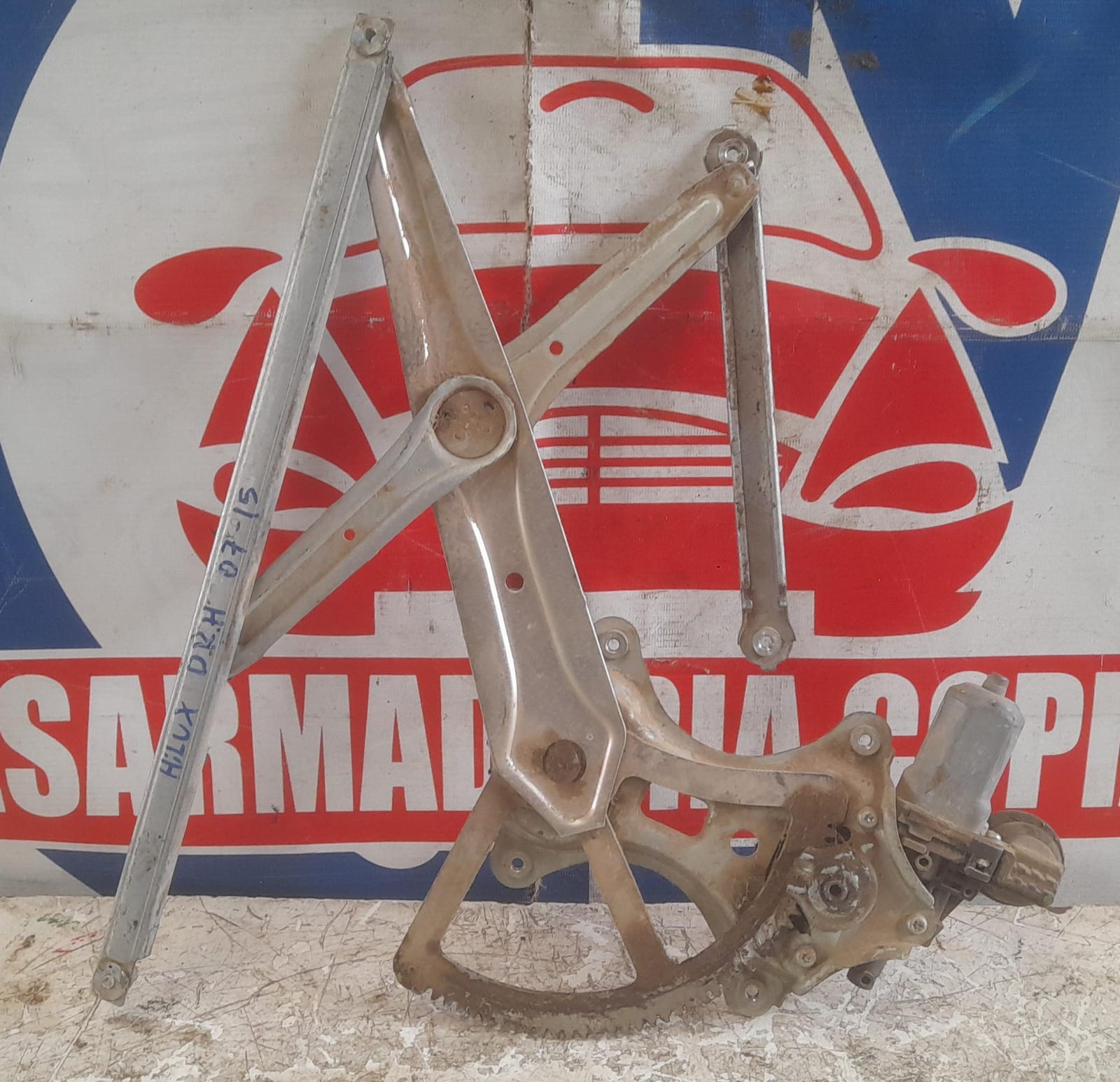 Cremallera alzavidrio delantera derecha toyota hilux 2007 2008 2009 2010 2011 2012 2013 2014 2015