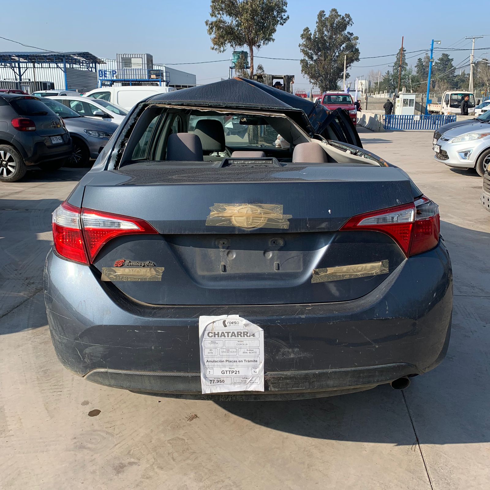 Desarme TOYOTA COROLLA 2015