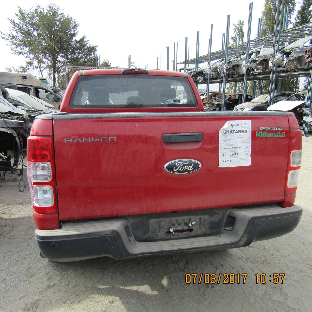 Desarme FORD RANGER 2015