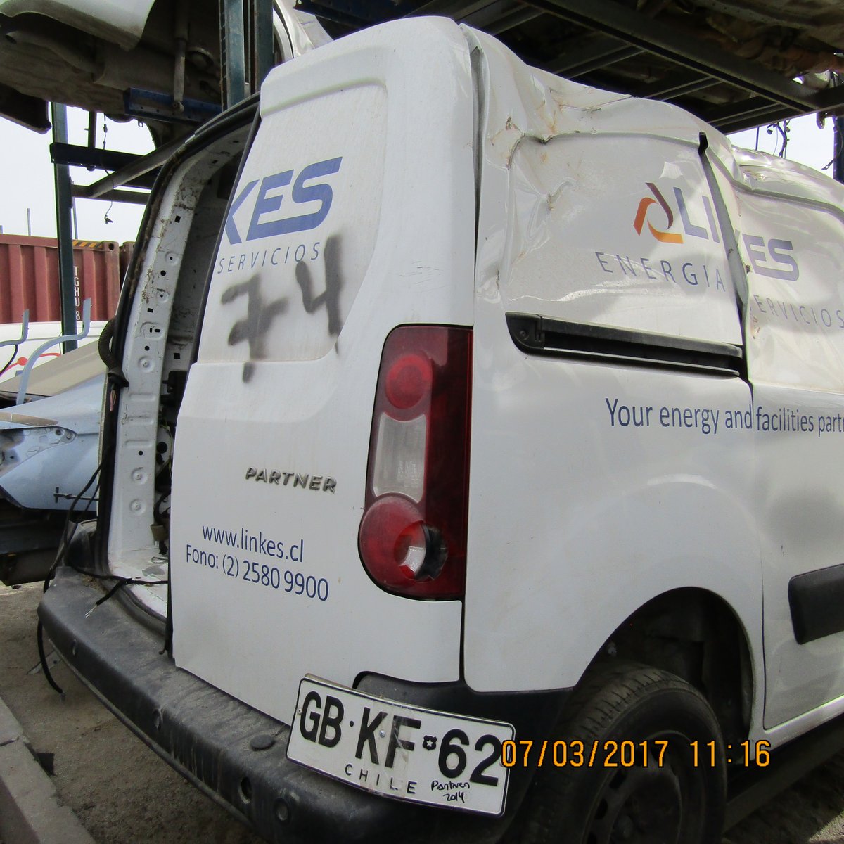 Desarme PEUGEOT PARTNER 2014