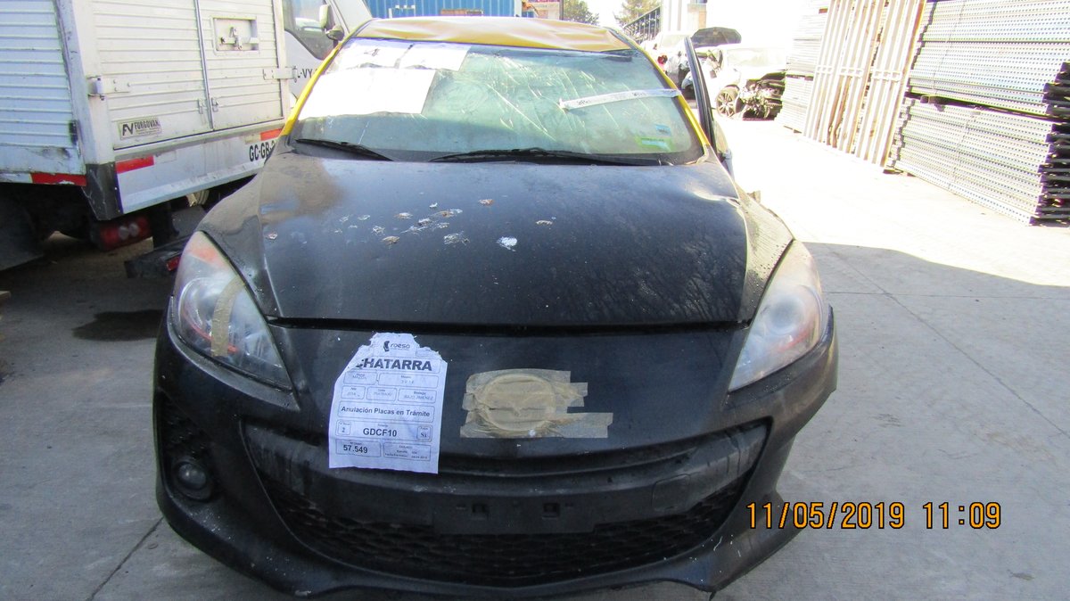 Repuestos Mazda 3 2014 1.6 bencinero 4x2 en Desarme